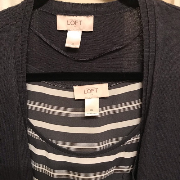 Ann Taylor Loft Tank & Cardigan - Picture 2 of 7